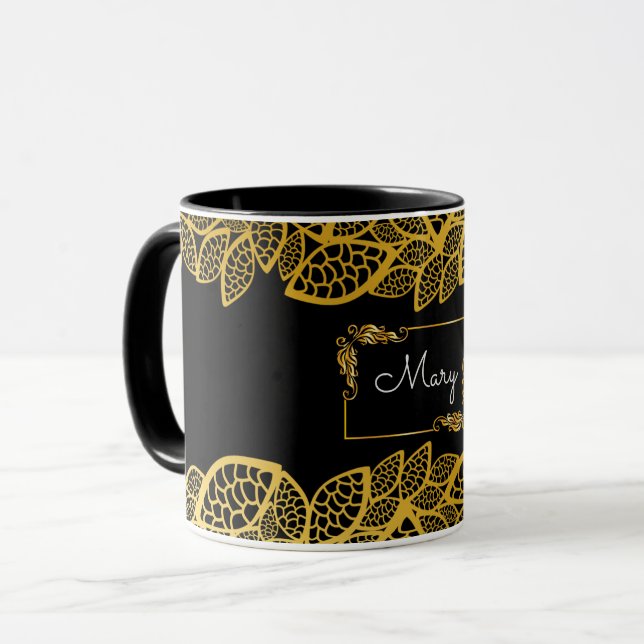 Mug Gold Votre nom (Devant gauche)