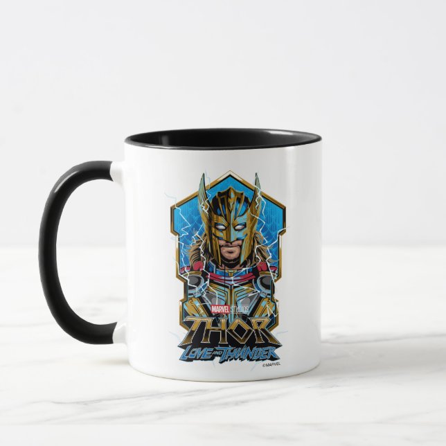 Mug Golden Armor Thor Love et Thunder Graphic (Gauche)