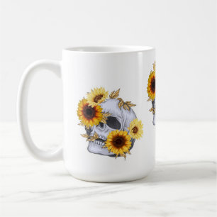 MUG GOLDEN BLOOM SKULL