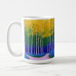 Mug Golden Canopy - Un paysage boisé