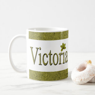 Mug Golden Flecks Victoria Nom Design,