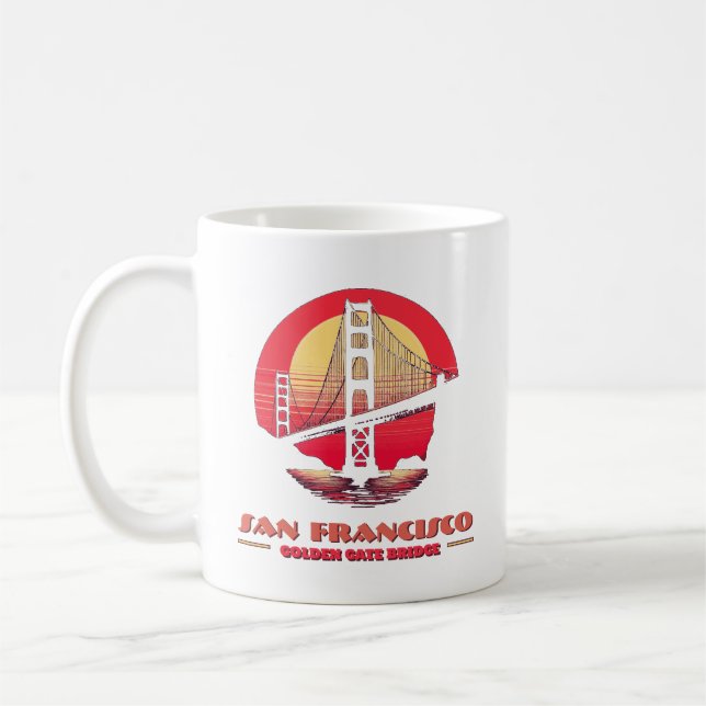 Mug Golden Gate Bridge San Francisco Californie USA (Gauche)