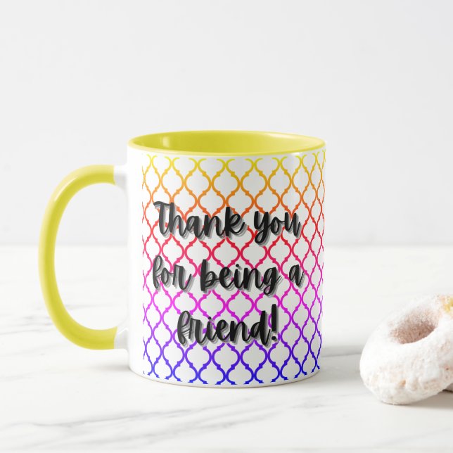 Mug Golden Girls Merci d'être une amie (Avec donut)