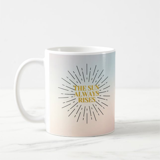 Mug Golden Rays of Hope - Le soleil se lève toujours (Gauche)