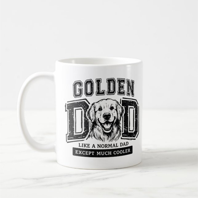 Mug Golden Retriever Dad   (Gauche)