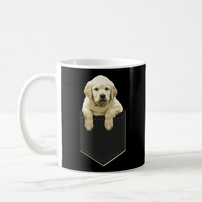 Mug Golden Retriever En Poche T Chemise Chien Chien Ch (Gauche)
