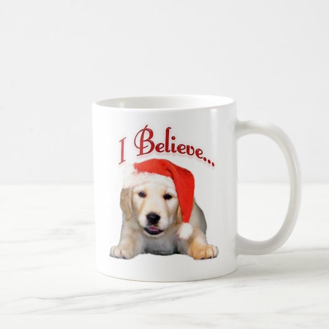 Mug Golden Retriever Je crois (Droite)