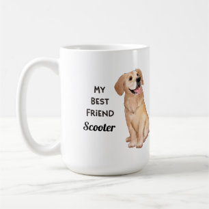 Mug Golden Retriever Mon meilleur ami Nom personnalisé