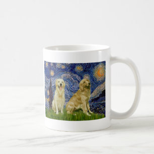 Mug Golden Retriever Pair 3 - Nuit étoilée