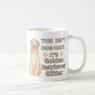 Mug Golden Retriever Parties scintillant - Drôle Chien