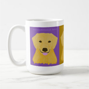 Mug Golden retriever sans conditions d'amour