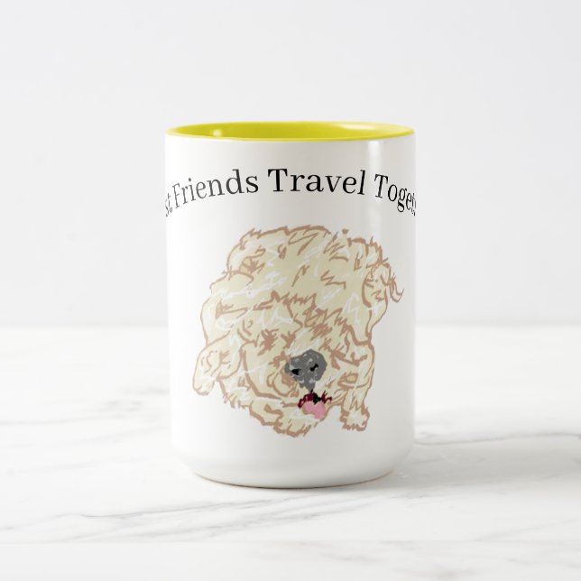 Mug : Goldendoodle  (Center)