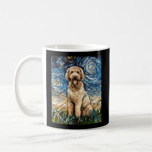 Mug Goldendoodle Starry Night Dog Art Par Aja