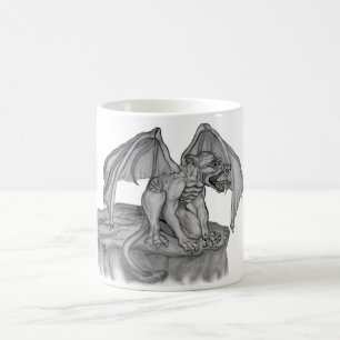 Mug GOLEM - Gargoyle noir et blanc