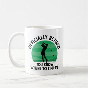 Mug Golf à la retraite officielle