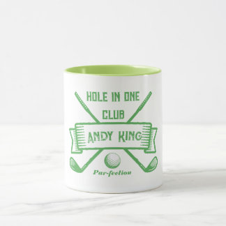 Mug Golf avec Trou-en-Un - Cadeau Personnalisé pou
