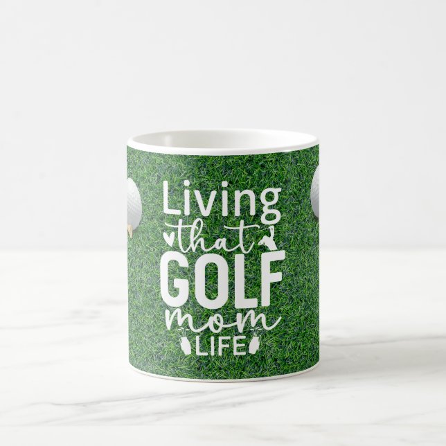 Mug Golf Drôle de dire des citations pour Golf Maman (Centre)