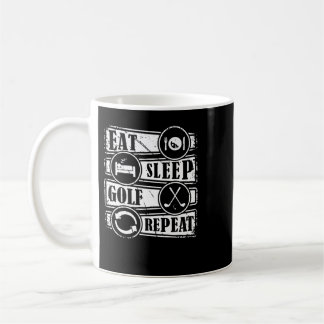 Mug Golf Eat Sleep Golf Repeat 651 golfeur