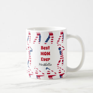 Mug GOLF FAN Meilleure MAMAN de tous les temps Drapeau