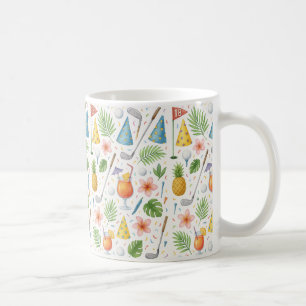 Mug Golf Hawaii thème pour les cadeaux hawaïens pour G