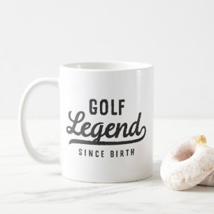 Mug Golf Légende depuis la naissance Amusante Moderne 