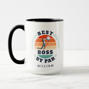 Mug Golf Lover Boss Par Par Custom Retro Custom