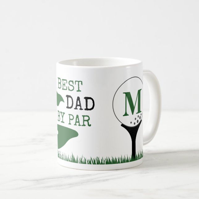 Mug Golf MEILLEUR PAPA PAR PAR Monogram (Devant droit)