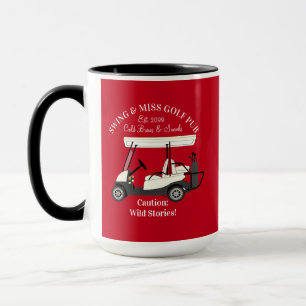 Mug Golf Pub Golf Cart Bière & Snacks Wild Stories