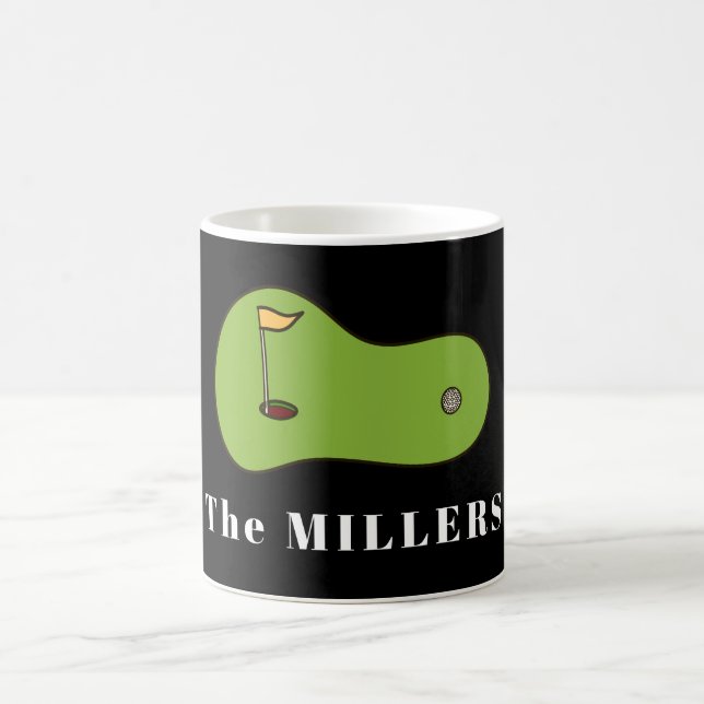 Mug Golf Putting Green Personnalisé (Centre)