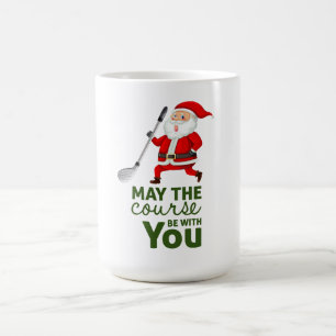 Mug Golf Que le terrain soit avec vous pour Noël