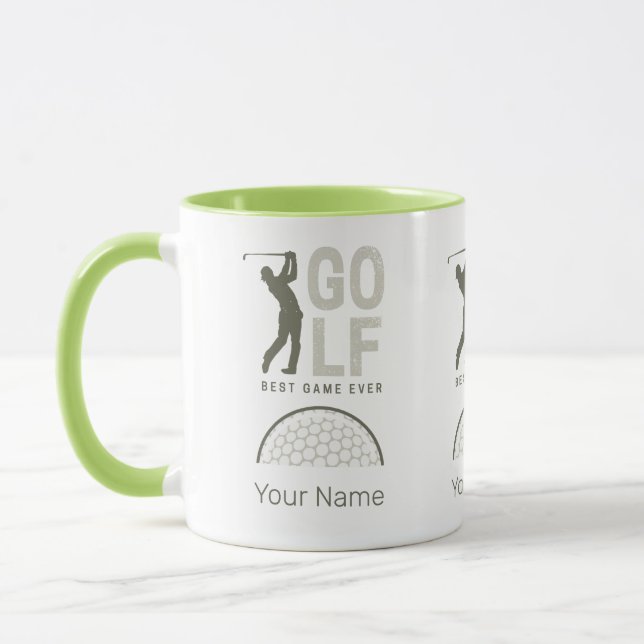 Mug Golf Sport Meilleur Jeu Ever pour les golfeurs et  (Gauche)