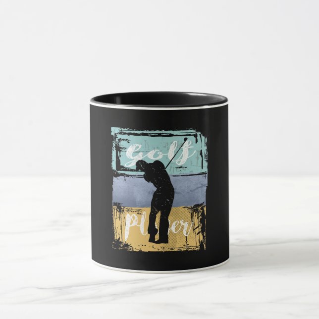 Mug Golf Style Vintage Retro (Centre)