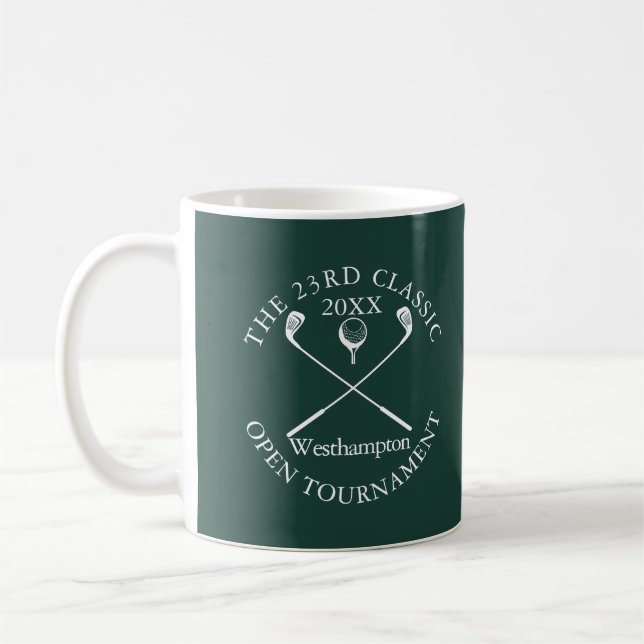 Mug Golf Tournament Classic Event Emerald Green (Gauche)