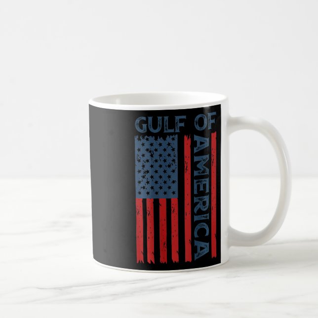 Mug Golfe d'Amérique drôle Drapeau américain des États (Droite)
