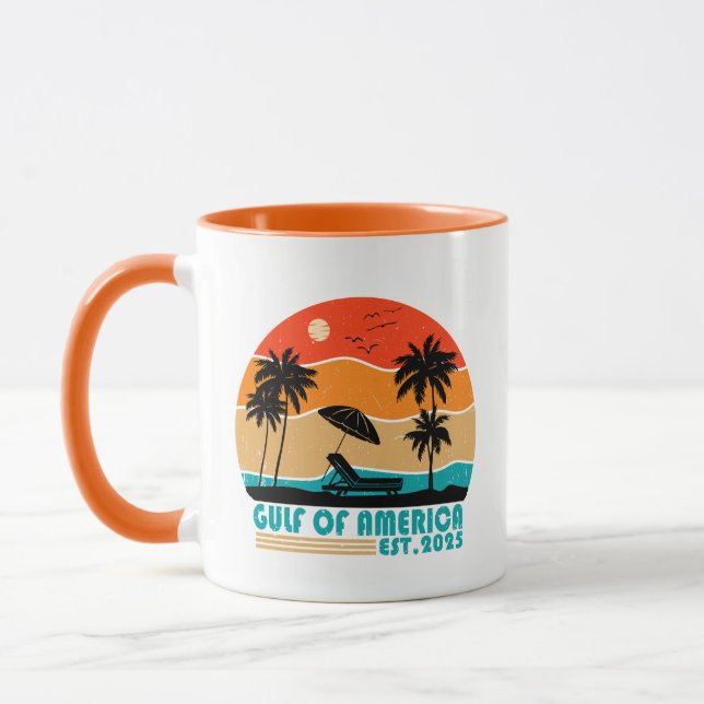 Mug Golfe des USA Amérique patriotique vintage-américa (Gauche)