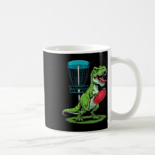 Mug Golfeur de disque drôle de dinosaure T-rex Sket
