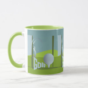 Mug golfeur de golf cool cadeau vert