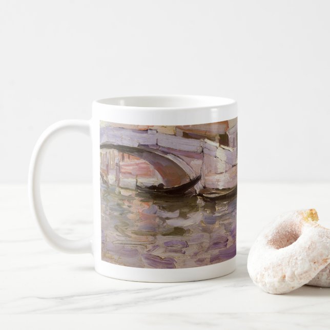 Mug Gondolas de John Singer Sargent, Impressionnisme A (Avec donut)