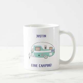 Mug Gone Camping RV Trailer Camper Coffee Cups