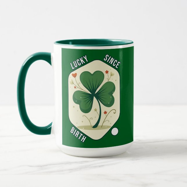 Mug Good Luck Shamrock St Patrick’s Day - caneca (Gauche)