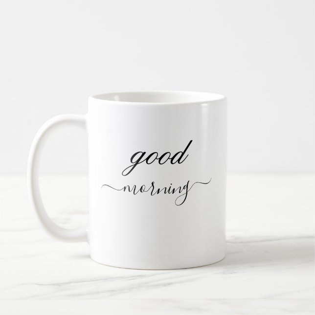 mug good morning,good night personnalisé  (Gauche)