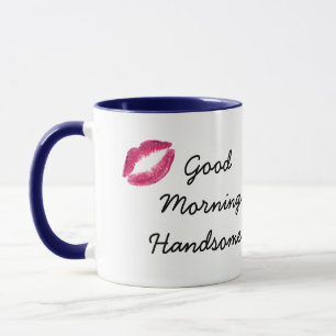 Mug Good Morning Handsome for Carré Instagram Photo