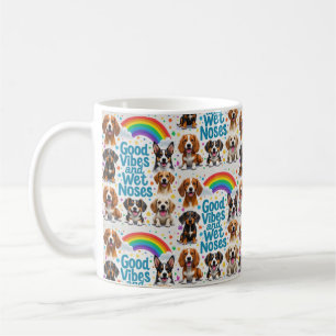 Mug Good Vibes et nez mouillé Jouer des doodles