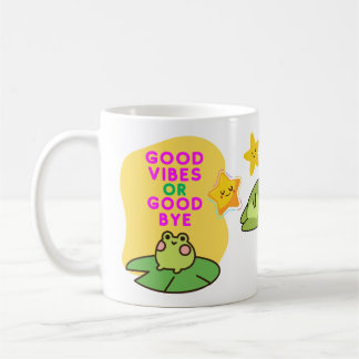 Mug Good Vibes or Good Bye Frogs
