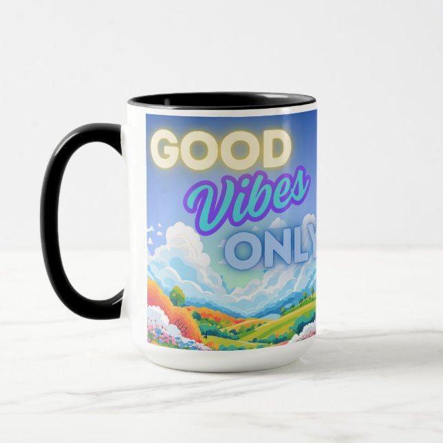 Mug Good Vibes uniquement (Gauche)