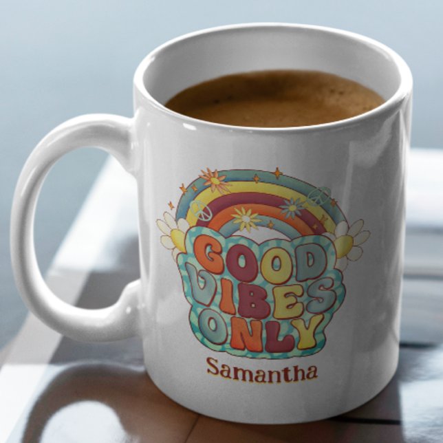 Mug Good Vibes uniquement Citation mystique tendance d (Créateur téléchargé)