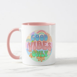 Mug Good Vibes uniquement   Retro Vintage