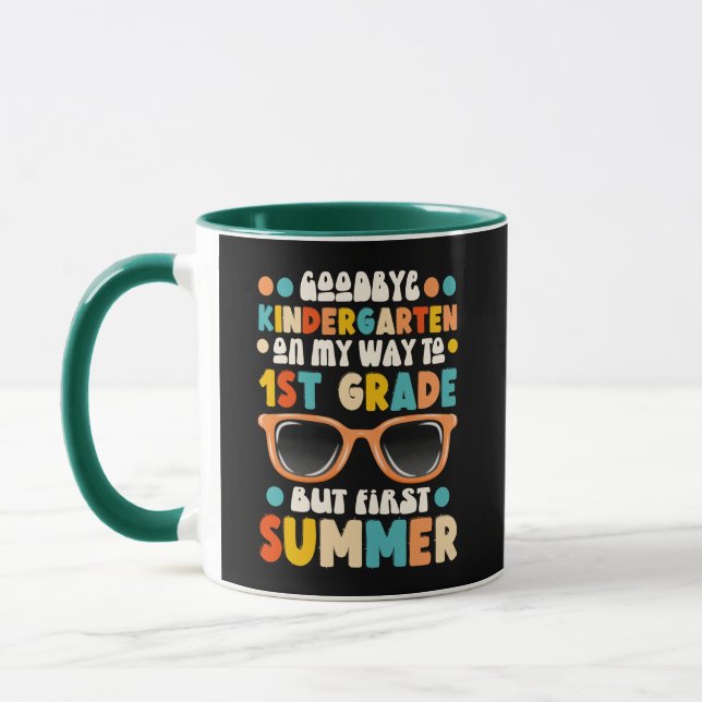 Mug Goodbye Kindergarten Hello 1ère année Première été (Gauche)