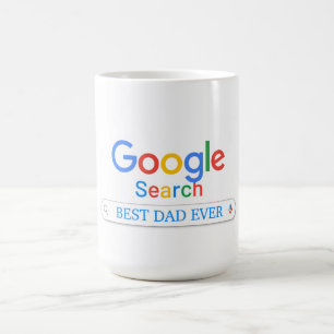 Mug Google Search Moteur Couleur meilleur papa jamais