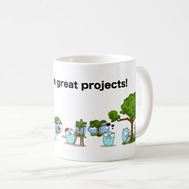 Mug Gopherくん (Devant droit)